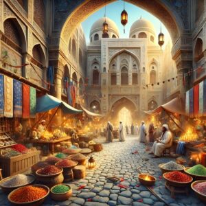 Obraz na plátno – Egyptský bazar