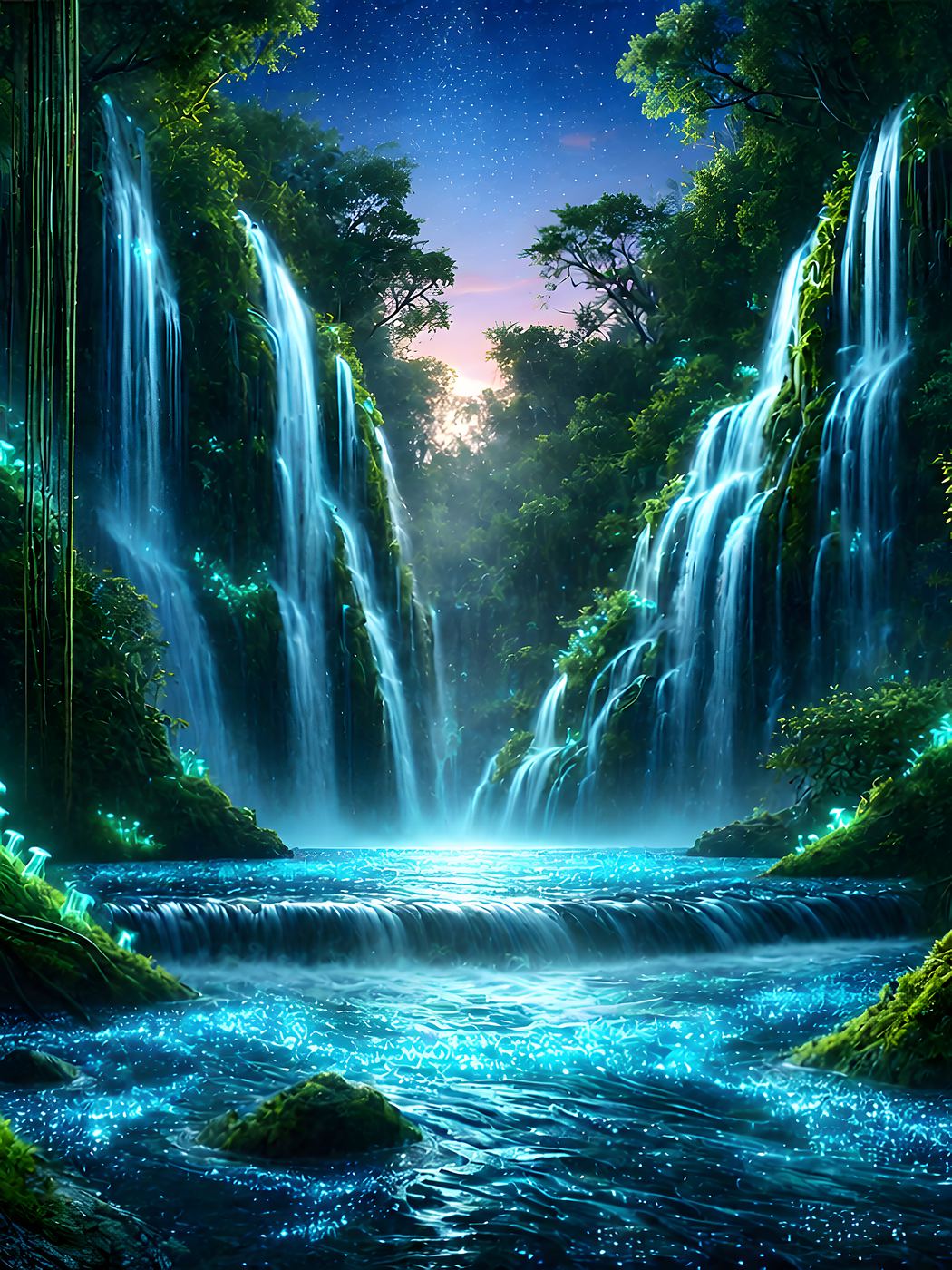 Obraz na plátno – Magická laguna