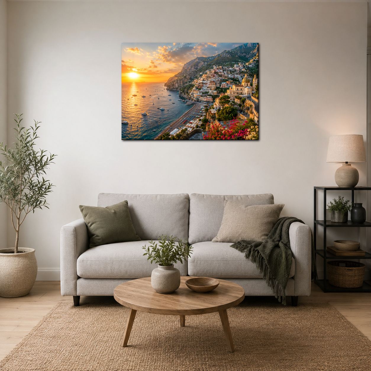 Obraz na plátno – Pobřeží Amalfi - Obrázek 49