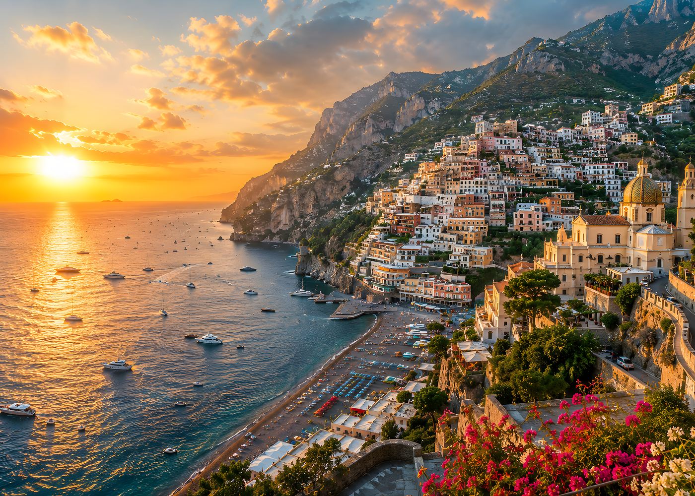 Obraz na plátno – Pobřeží Amalfi - Obrázek 8